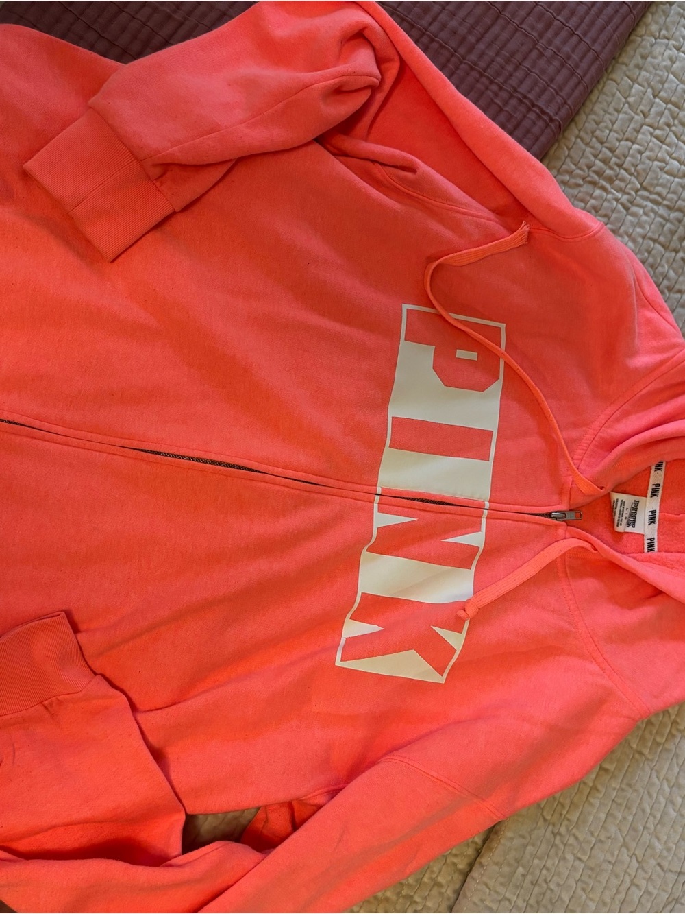 VS / Pink Zip Hoodie